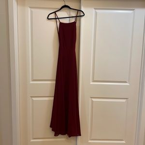 Lulu’s Mythical Kind of Love Dress Wine Red XL